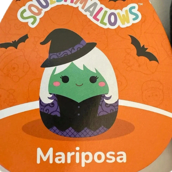 Lot Of 2 NWT SQUISHMALLOWS Mariposa 8” Charlon 9” Halloween Witch Monster Plushy - Picture 8 of 11